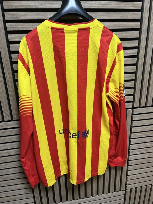 NIKE Barcelona Away Shirt - Барселона 2013-2014г - размер ХЛ / Оригинал