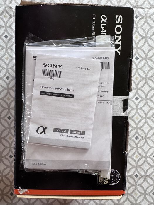 Aparat foto-Sony A6400