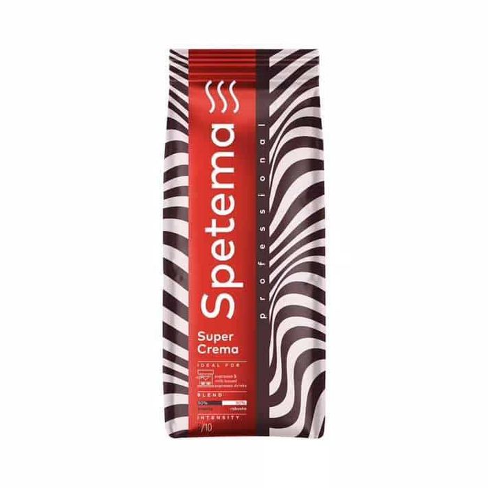 Безплатна доставка за Бургас и Сл.Бряг - Кафе на зърна Spetema Professional Super Crema 1 кг.