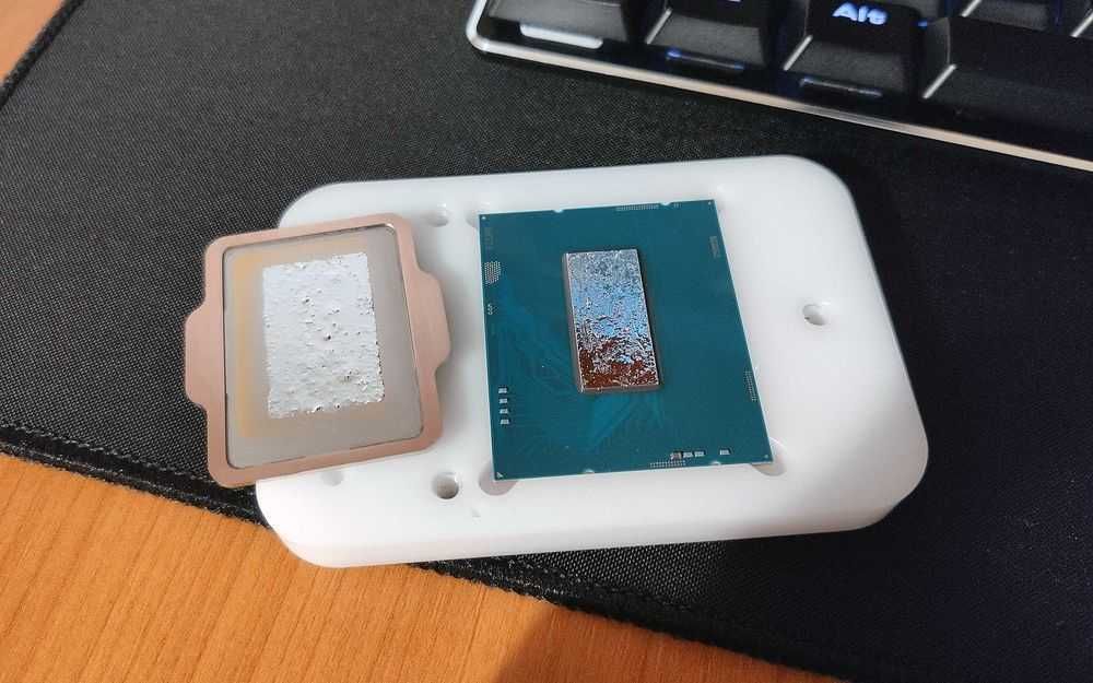 Intel i9 14900K *delid *lapping