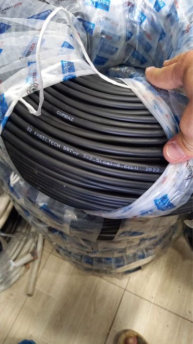 Uzkabel 3x1.5  оптом ва кенг ассотимент кабеллар
