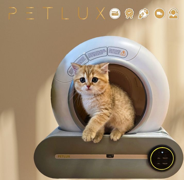 Litieră automată PETLUX noua  + garanție ( pret magazin 2595)