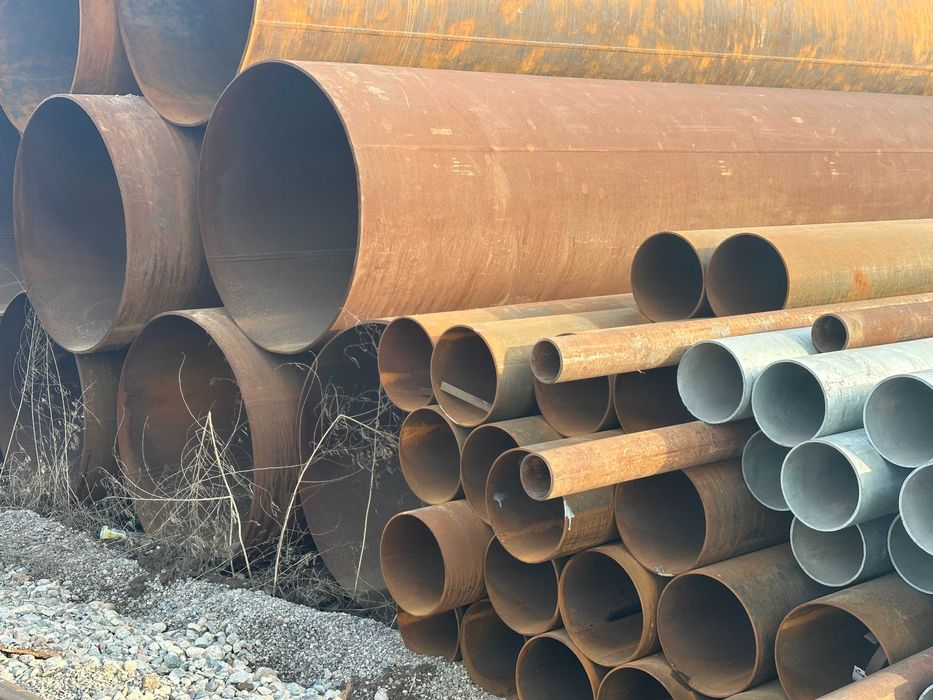 Трубы стальные бу, лежалые, восстановленные Боролдай, резка бесплатно.