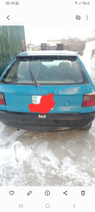 Опель Астра машина