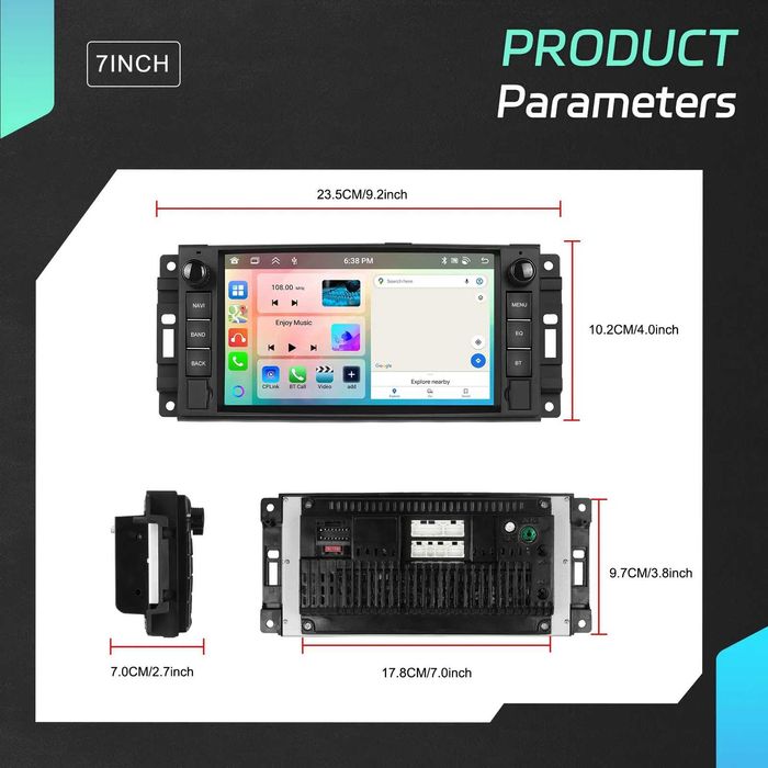 Мултимедия Chevrolet Навигация Android CHRYSLER JEEP Cherokee DODGE