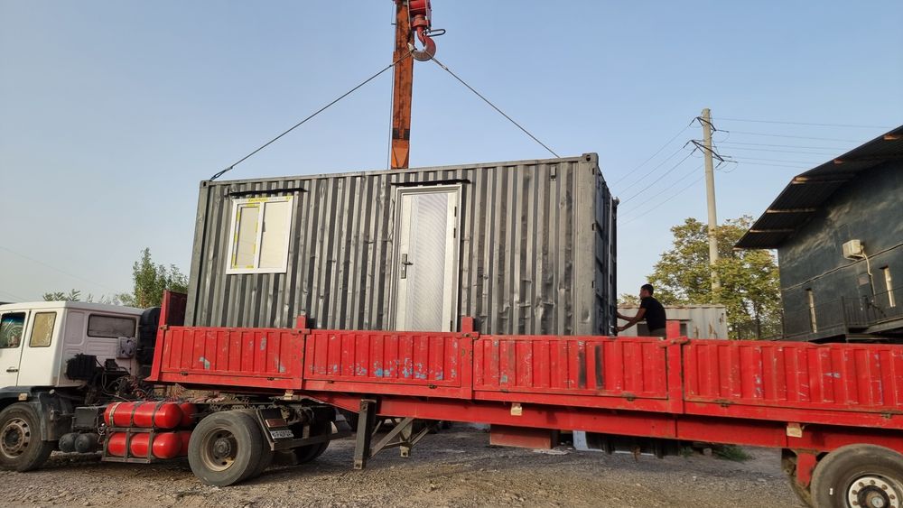 Arzon va sifatli Konteyner uylar ofislar quramiz