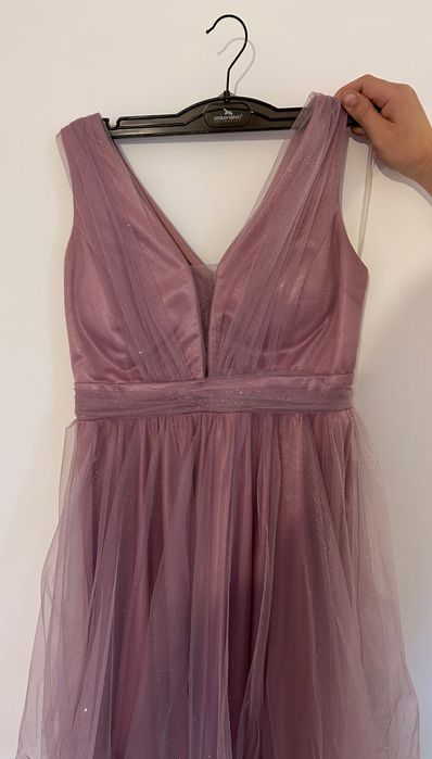 Rochie pentru ocazie Roz cu sclipici