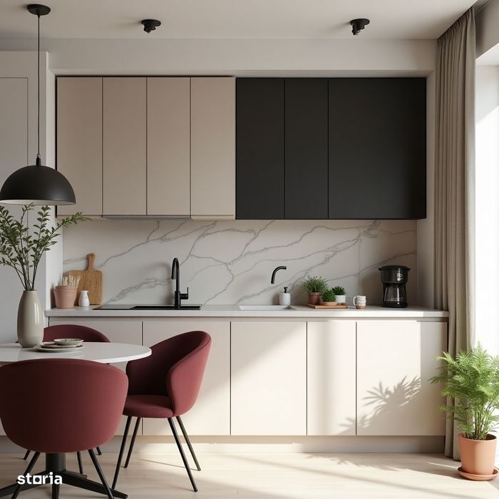 Apartament cu 2 camere, terasa ampla 14.40 mp, ansamblu cu piscina