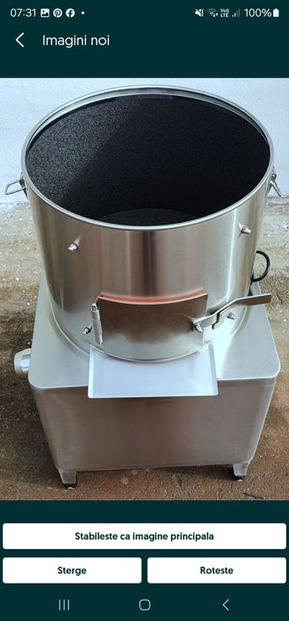 REDUCERE Masina electrica curatat cartof retea apa 15KG TRANSPORT INCL