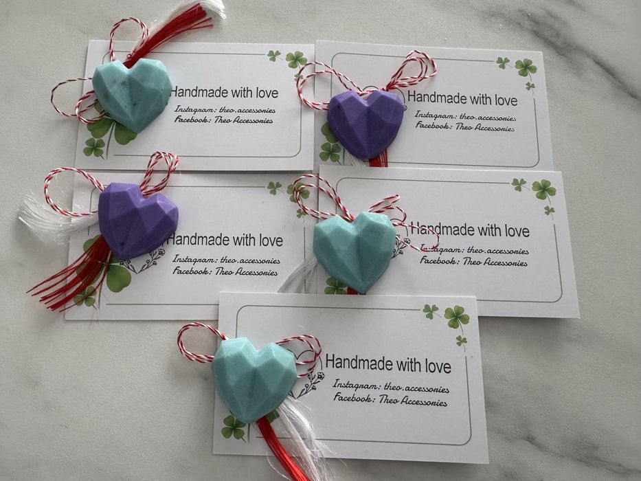 Martisor ingeras,inima, stetoscop