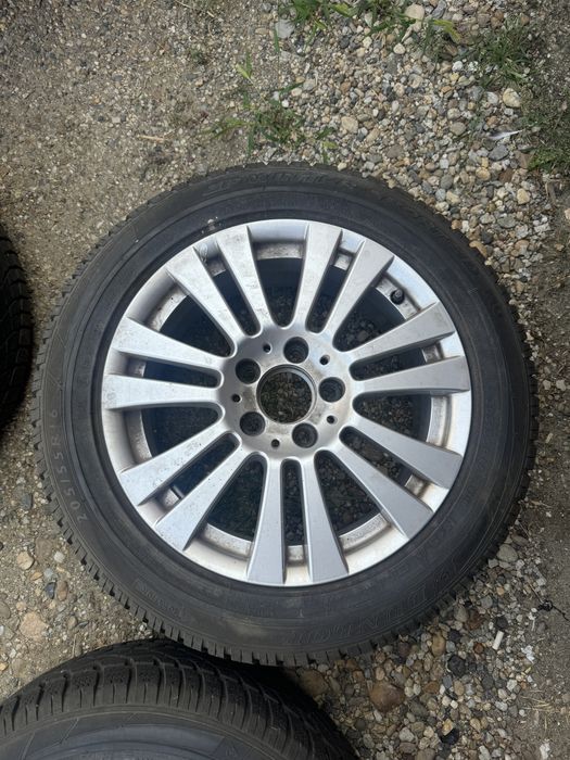 Jante Mercedes C-Class 5x112 Anvelope Iarna 205 55 16
