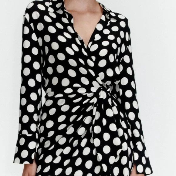 Rochie cu buline Zara limited edition