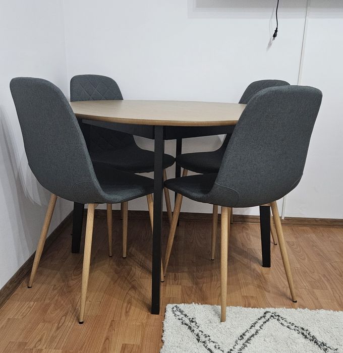 Masa Jegind 105 cm+4 scaune Jonstrup