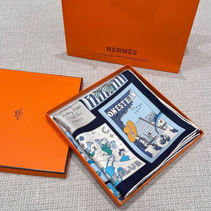 Eşarfa Hermes blue