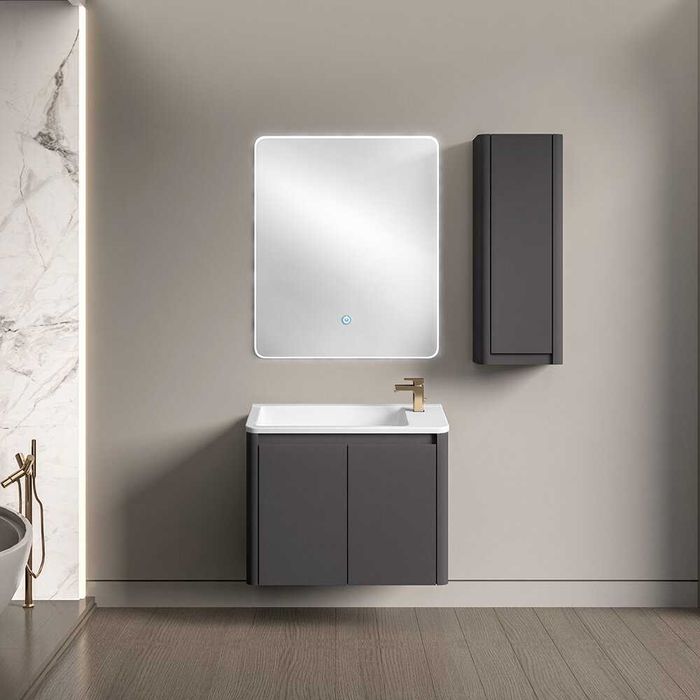 ПВЦ комплект за баня NOVA DARK GREY 60 см