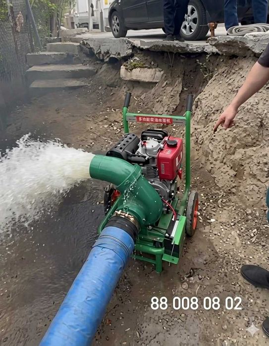 мотопомпа дизельная 100мм дан 400мм Гарантияси бор