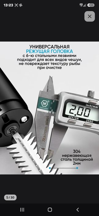 Чистка для рыбы..