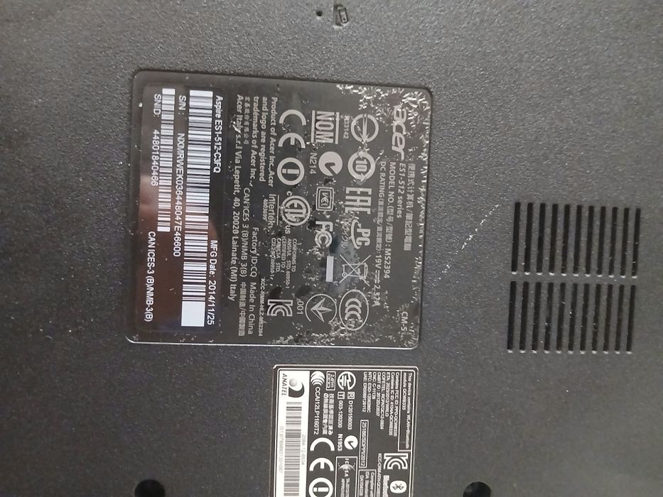 Лаптоп Acer Aspire ES1-512-C3FQ
