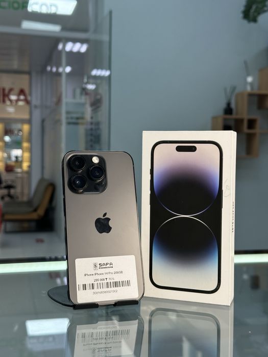 айфон 14 про  черный 256гб