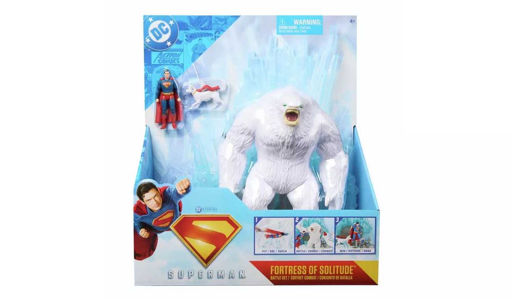 Фигура Супермен и Йети DC Comics Superman Игрален комплект