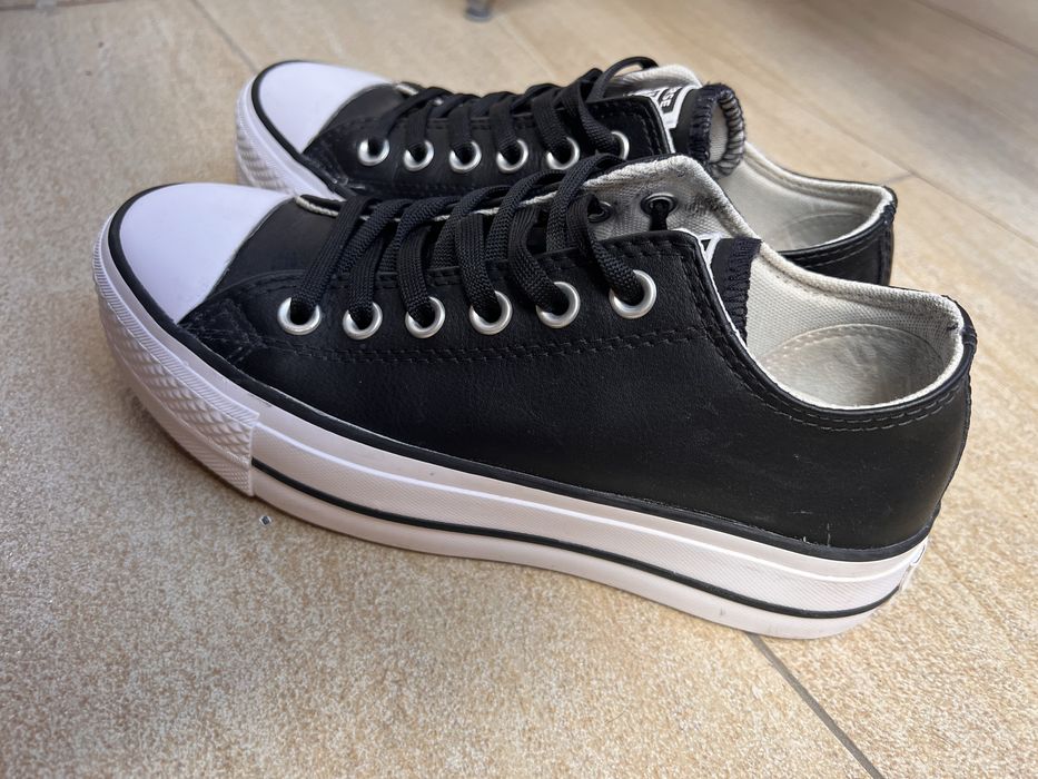 Кецове Converse естесвена кожа 36.5