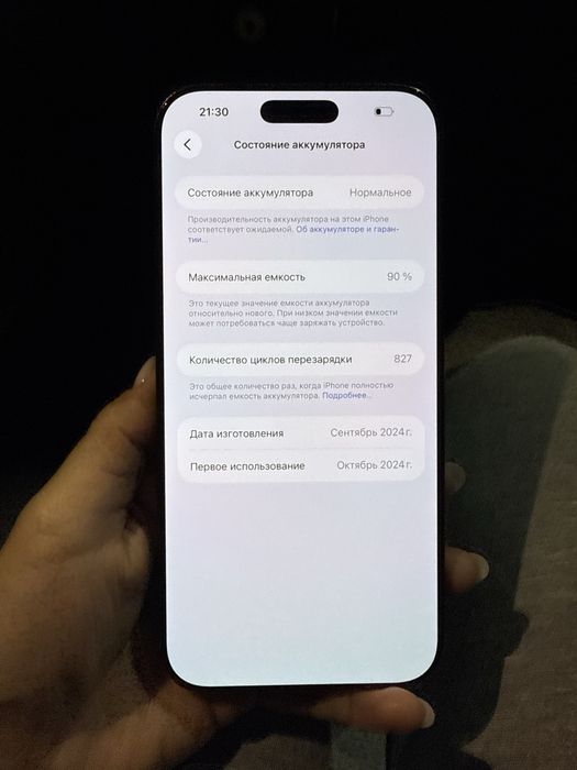 Iphone 16 pro max, 256 mb