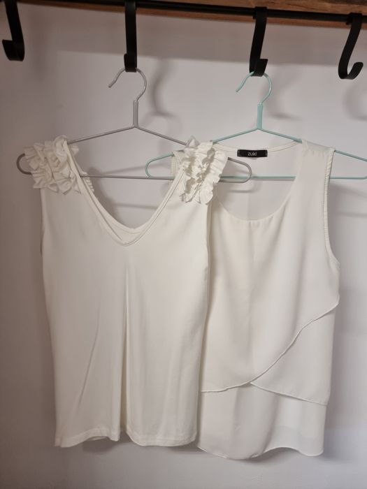 Topuri/ bluze albe dama, M