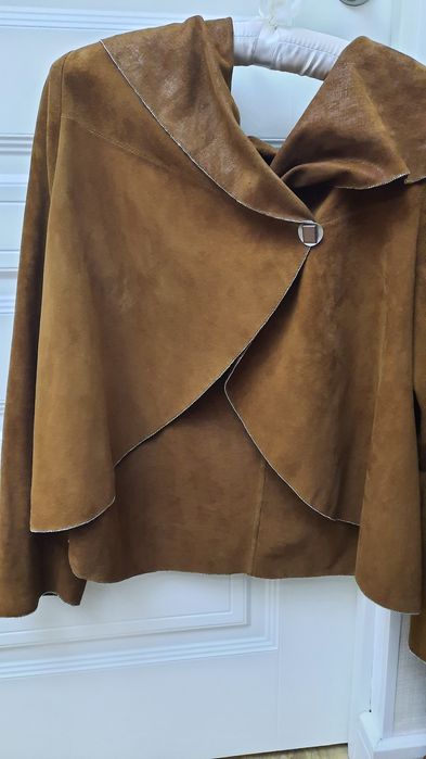 Накидка из натуральной замши