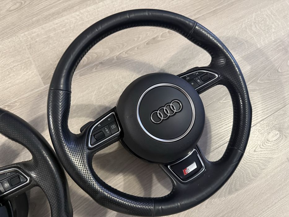 Волан с еърбег Audi A3 / A4 / A5 / A6 / A7 / Q3 / Q5 / Q7 S-line Ауди А4 А5 А6 А7 с пера и без пера