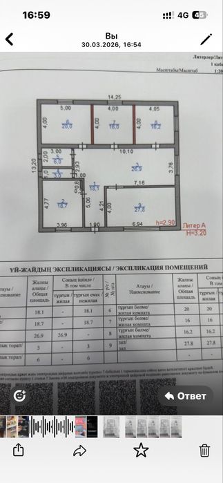 Котедж жер үй сатылады