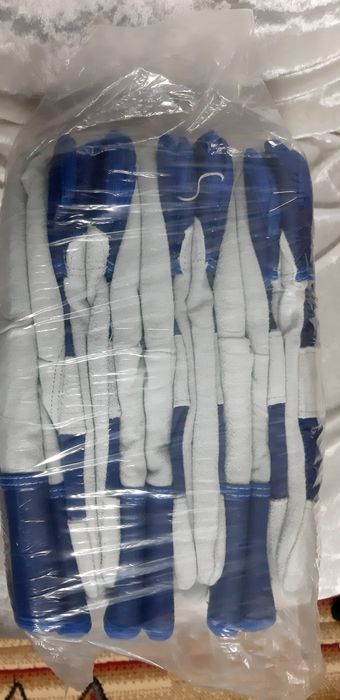 Перчатки зимний кожаные.