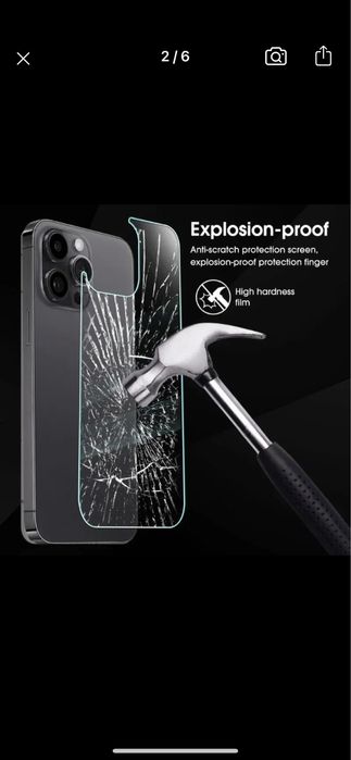 Folie Sticla Securizata SPATE iPhone 15/ 15 Pro / 15 Plus / 15 Pro Max