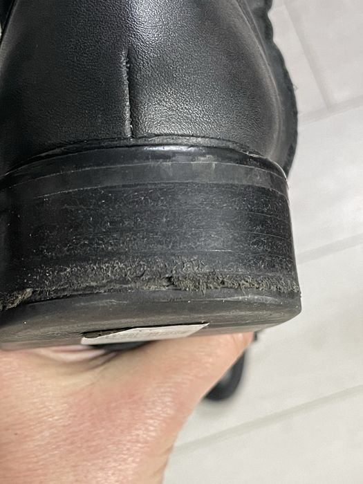 Calvin Klein боти кубинки естествена кожа