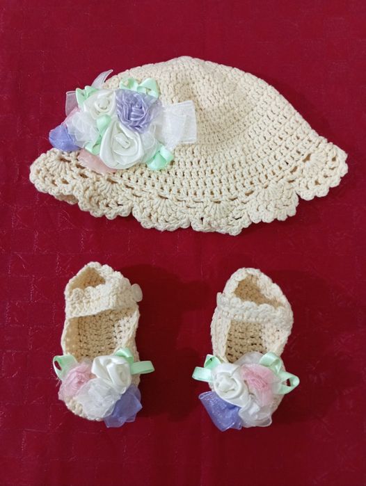 Вязаный набор для девочки