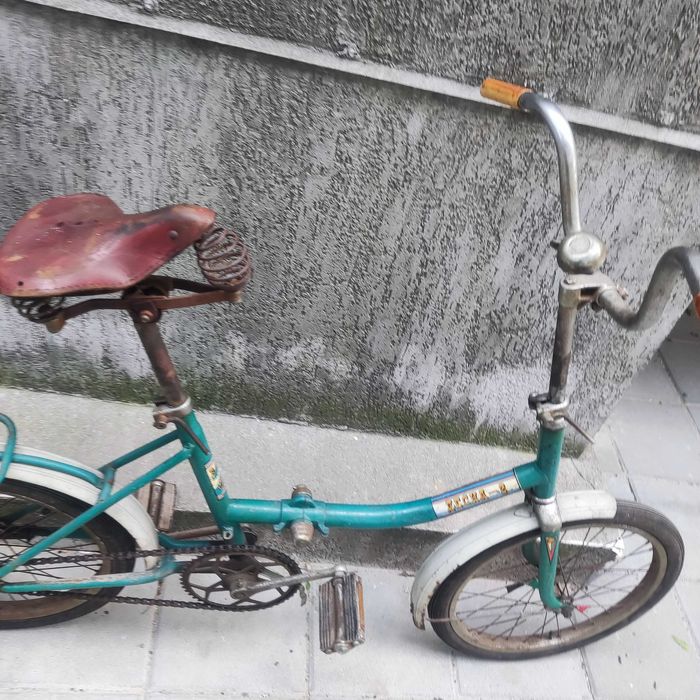 Ретро велосипед ДЕСНА -2 СССР  1979 в движение