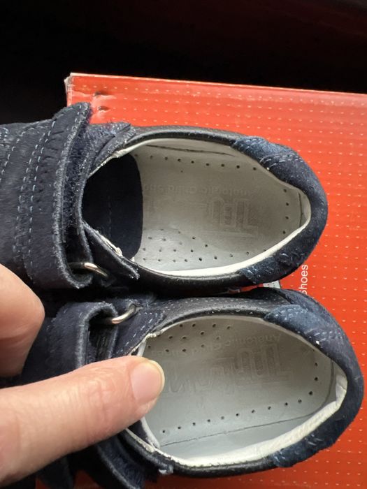 Кожаные туфли 21р