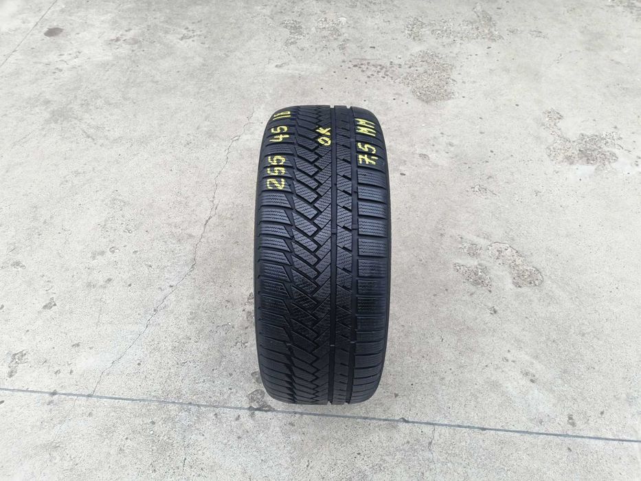 O anvelopa iarna 255 45 18 continental wintercontact TS850 cu 7,5 mm