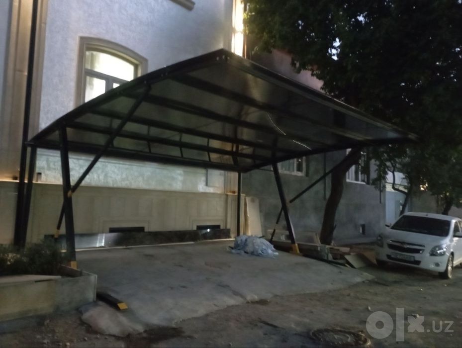 Авто навес avtonaves NAVES perila reshotka yasaymiz Toshkent boylab