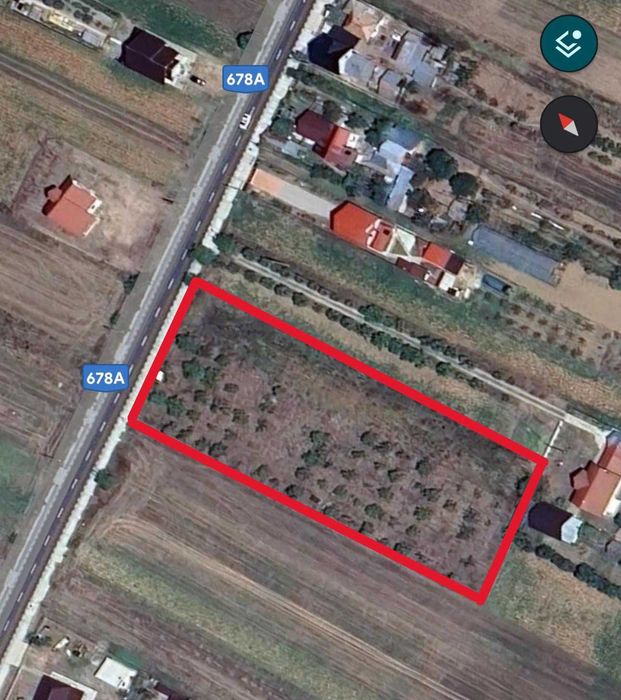 Teren 5.000 mp la DJ asfaltat – intravilan + extravilan.