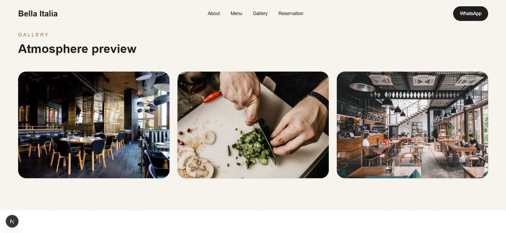 Creare WebSite / Restaurant, Cafenea sau Afacere Locală