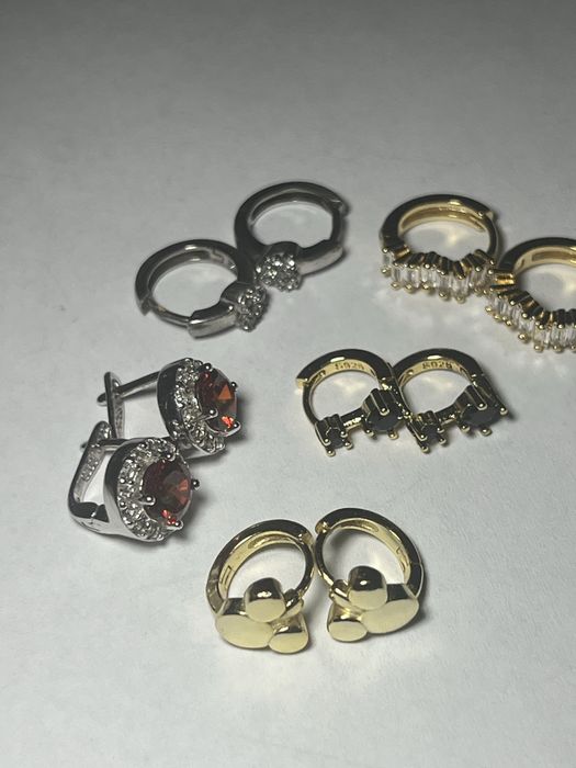 Cercei de argint aurit pt fetite