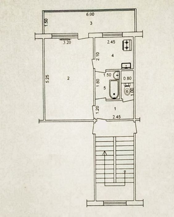 1в2-Комн. 1-Этаж. 38м². Продажа. Ттз-1.
