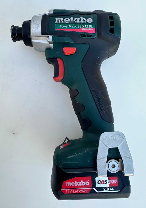 METABO PowerMaxx SSD 12 BL - Безчетков акумулаторен импакт 12V 2.0Ah