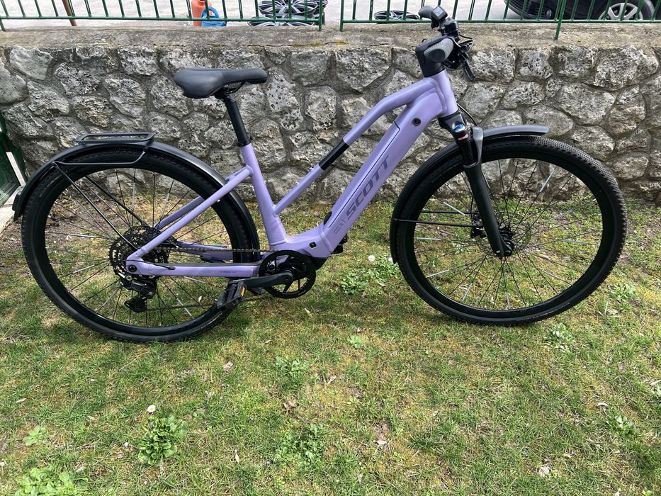 КАТО НОВ!!! E-bike Scott  28 цола Електрически велосипед  Скот 28