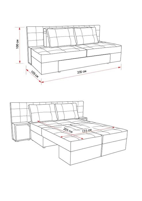 Диван трансформер Марсель