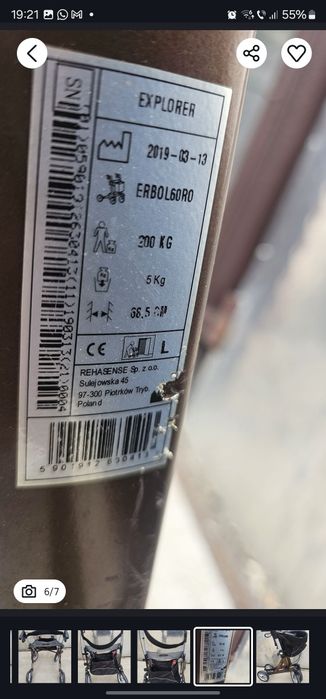 Rolator/Cadru de mers cu roți mari si pozitie de odihna și coș