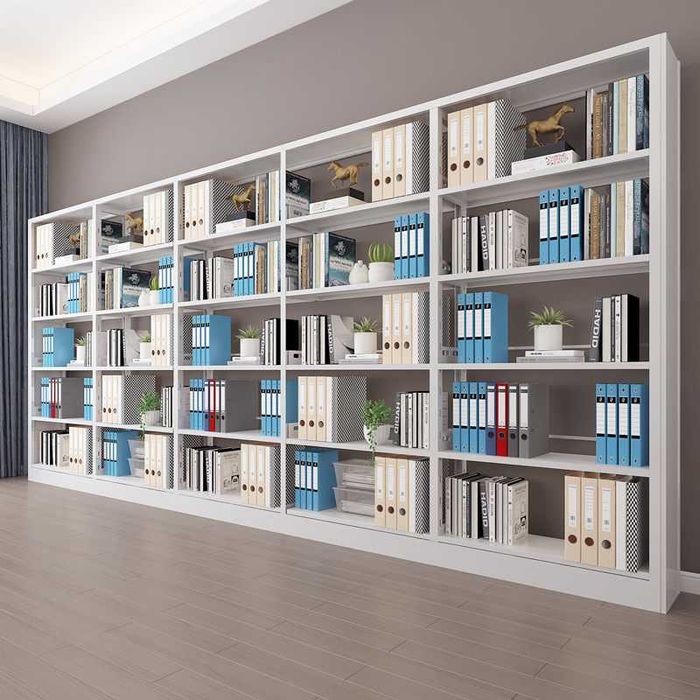 Металлический шкаф для книг/ книжные полки для дома/ kitoblar shkafi