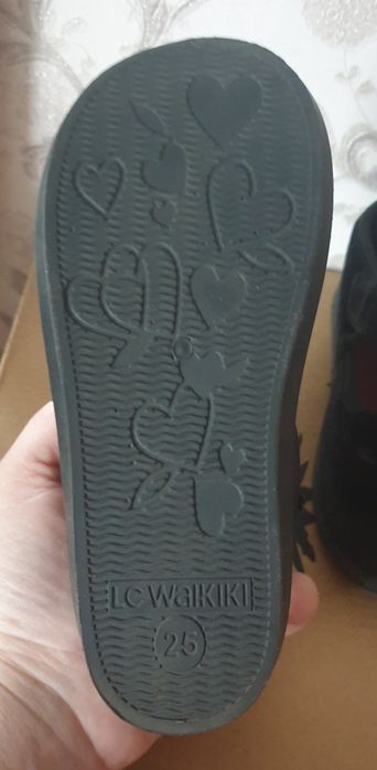 Бархатные туфельки для девочки 25 р