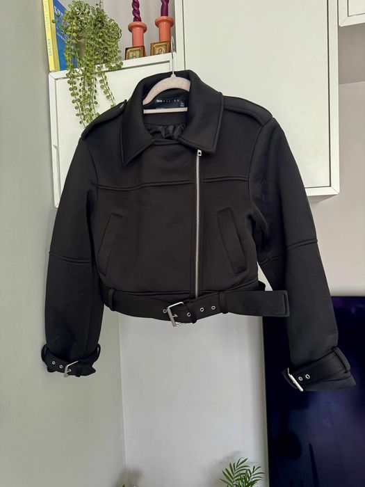 Късо преходно яке Asos черно