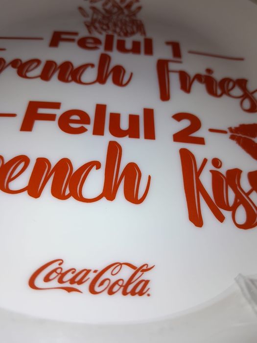 Coca-Cola set farfurii/ French Fries